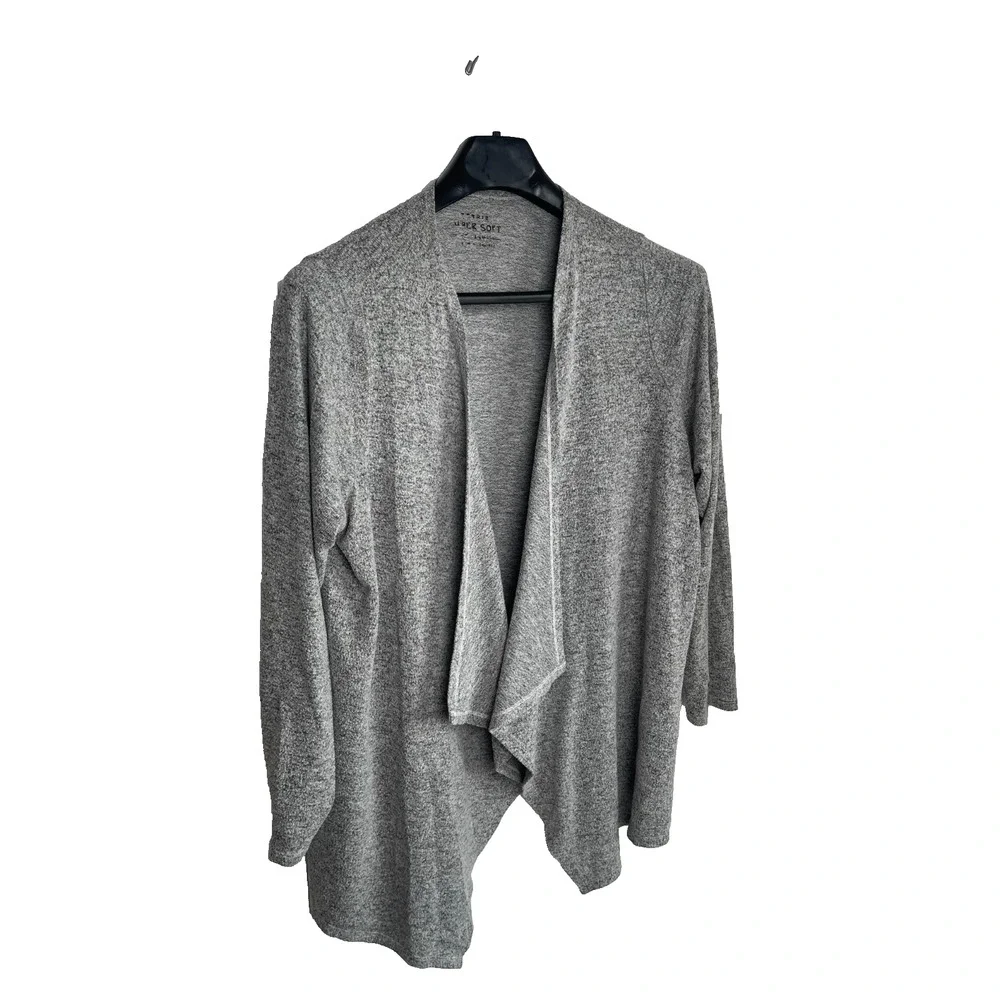 TORRID Cardigan Women's Size 0 or L Plus SIZE L Soft Open Front Gray